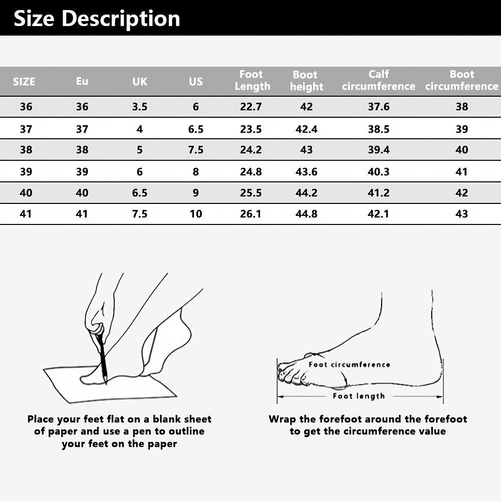 Ayollar uchun faux charmli o'qlar bilan yuqori bo'yinli poyabzal, kuz-qish uchun