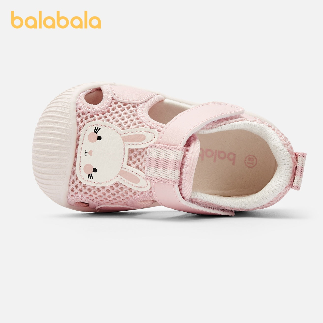 Toddler Girls Sandals with Bunny Theme Soft Rubber Sole Adjustable Strap Summer Beach Casual