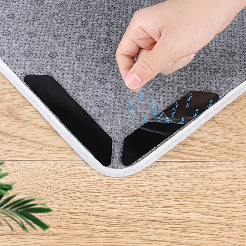 Set of 6 Washable Reusable Sofa Cover Grippers for Slip Prevention on Quilts and Mattresses