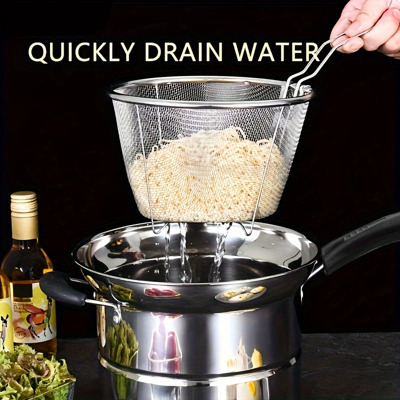 Stainless Steel 3-in-1 oshxona idishlari to'plami, qozon, qovurish qutisi, bug' chiqaruvchi va shisha qopqoq bilan