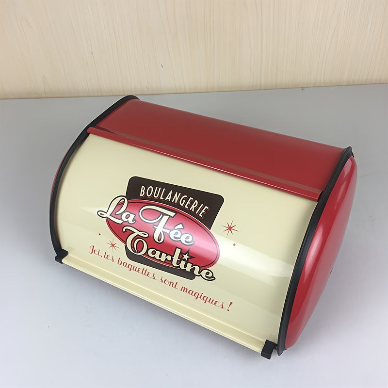 Винтажная металлическая коробка для хранения с ярким дизайном барабана, овальной формы, с откидной крышкой, многофункциональный органайзер для домашнего и кухонного декора, неводонепроницаемая, декоративная коробка для хранения.