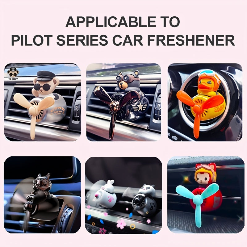 6Pcs Car Fragrance Tablets Long-Lasting Air Refreshers