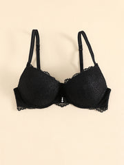 Women's Floral Lace Push-Up Bra Lingerie Underwear