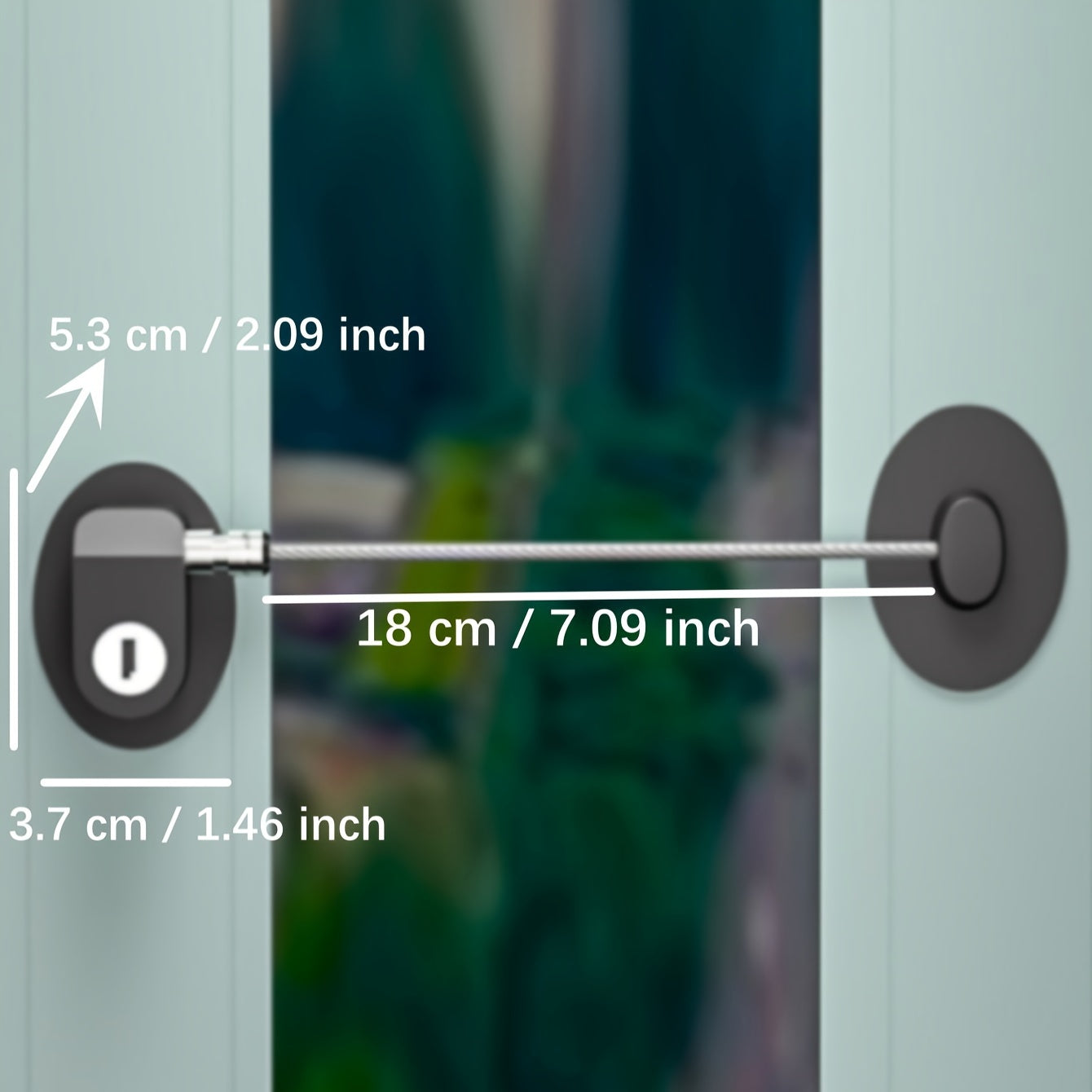 Yumaloq deraza kartasi qulfi cheklov switchi slayd eshikni himoya qilish uchun teshik ochmasdan, yopishtiruvchi stiker va kalit bilan o'g'irlikka qarshi xavfsizlik uchun.