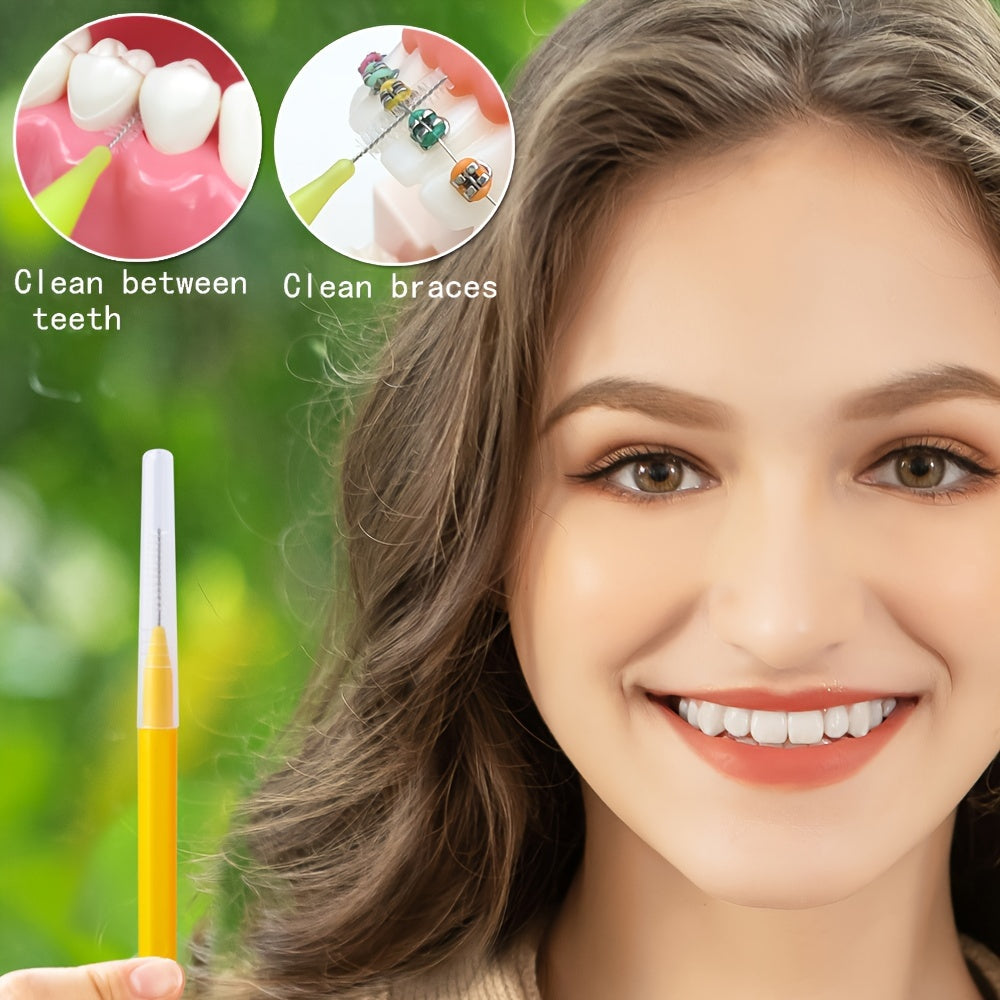 60-тайлам полипропилен тиш олиш учун оралиқ тиш щёткалари