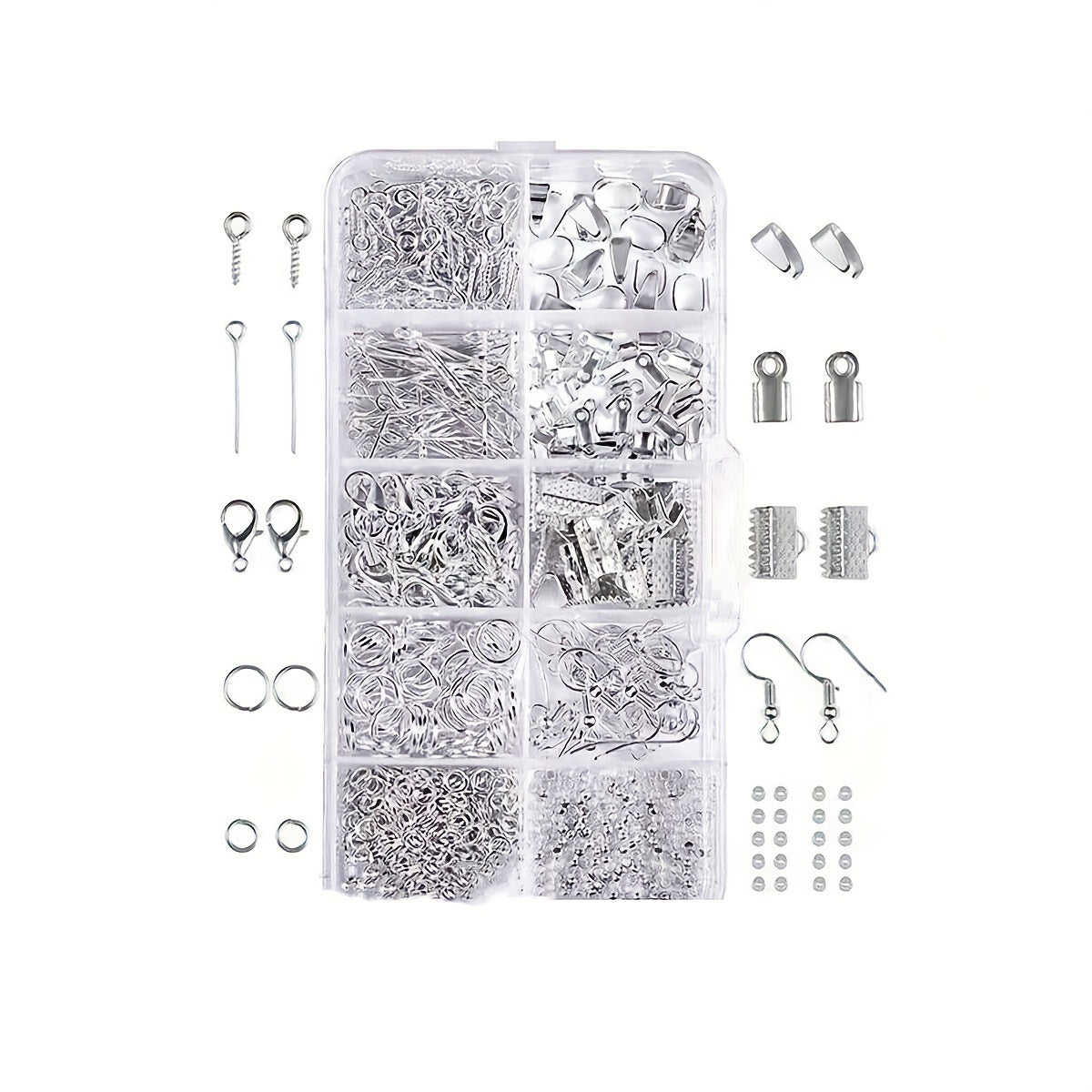 Jewelry Making Kit with 900 Pieces Beads Tools for DIY Crafting for Adults and Beginners