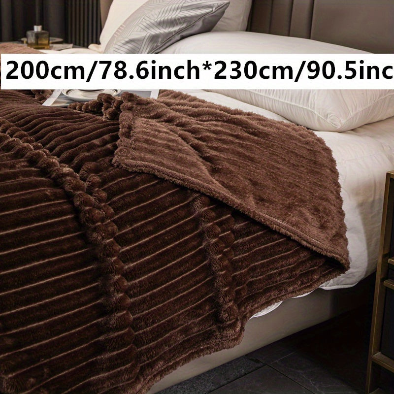 Faux Fur Bed Blanket for Pets Soft Warm Cozy Bed Cover