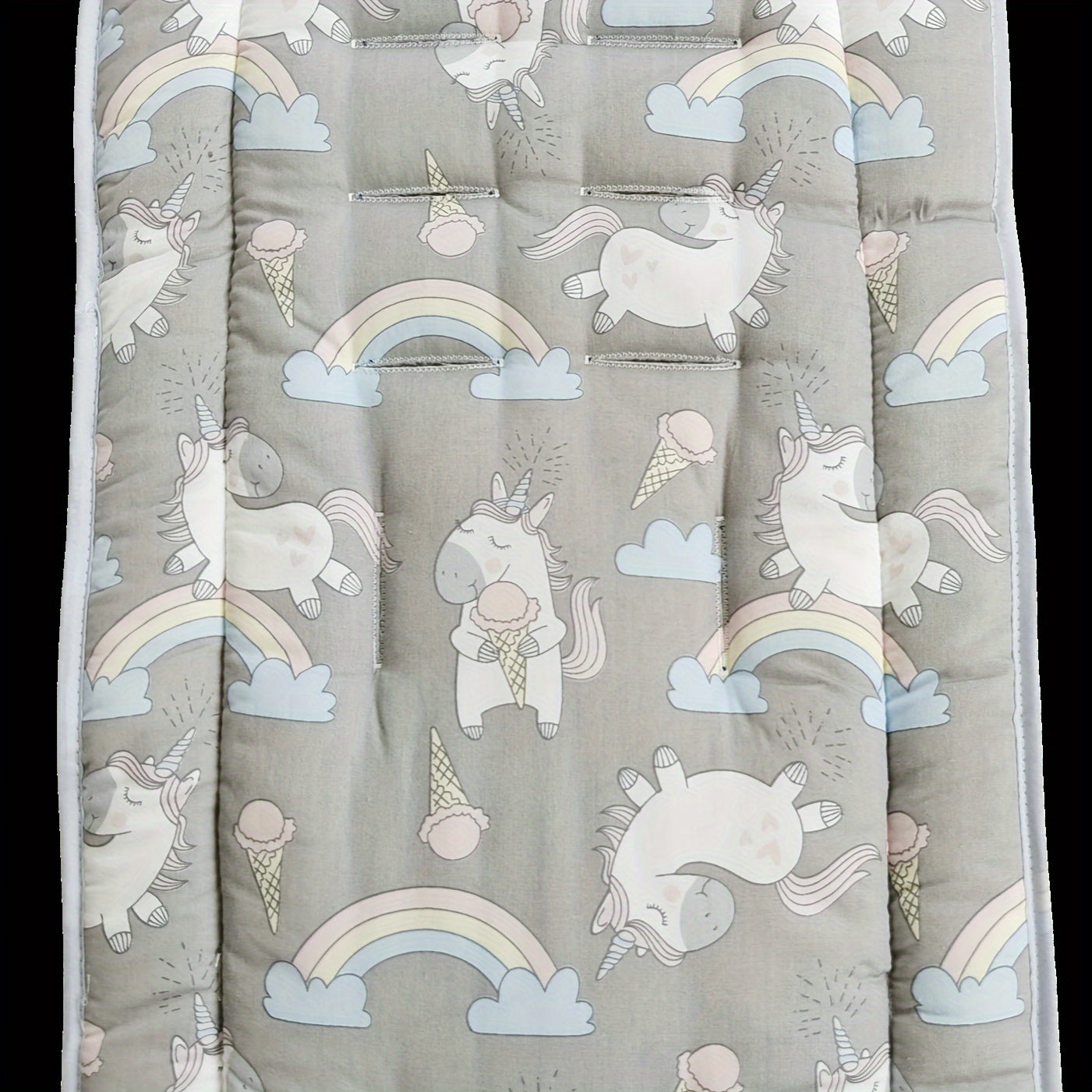 Reversible Cotton Baby Stroller Seat Liner for Newborns to 3 Years