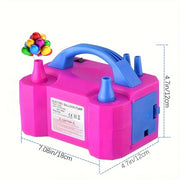600W Dual Nozzle Electric Balloon Pump for Parties and Weddings
