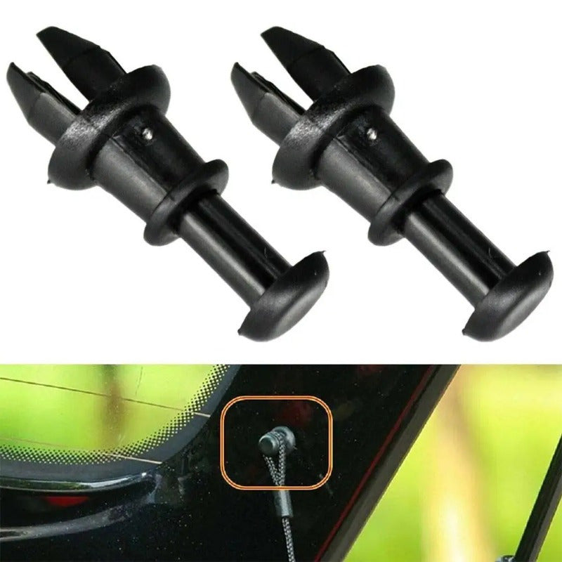 4pcs Car Trunk Lanyard Fixing Clips Parcel Shelf Cord Fastener Pegs