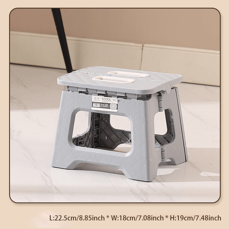 Kattalar uchun portativ egiluvchan stul, tashqi faoliyatlar va baliq ovlash uchun mustahkam plastik o'rindiq