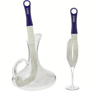Bendable Wine Decanter Brush for Red Wine Cups High Foot Cup Cleaner