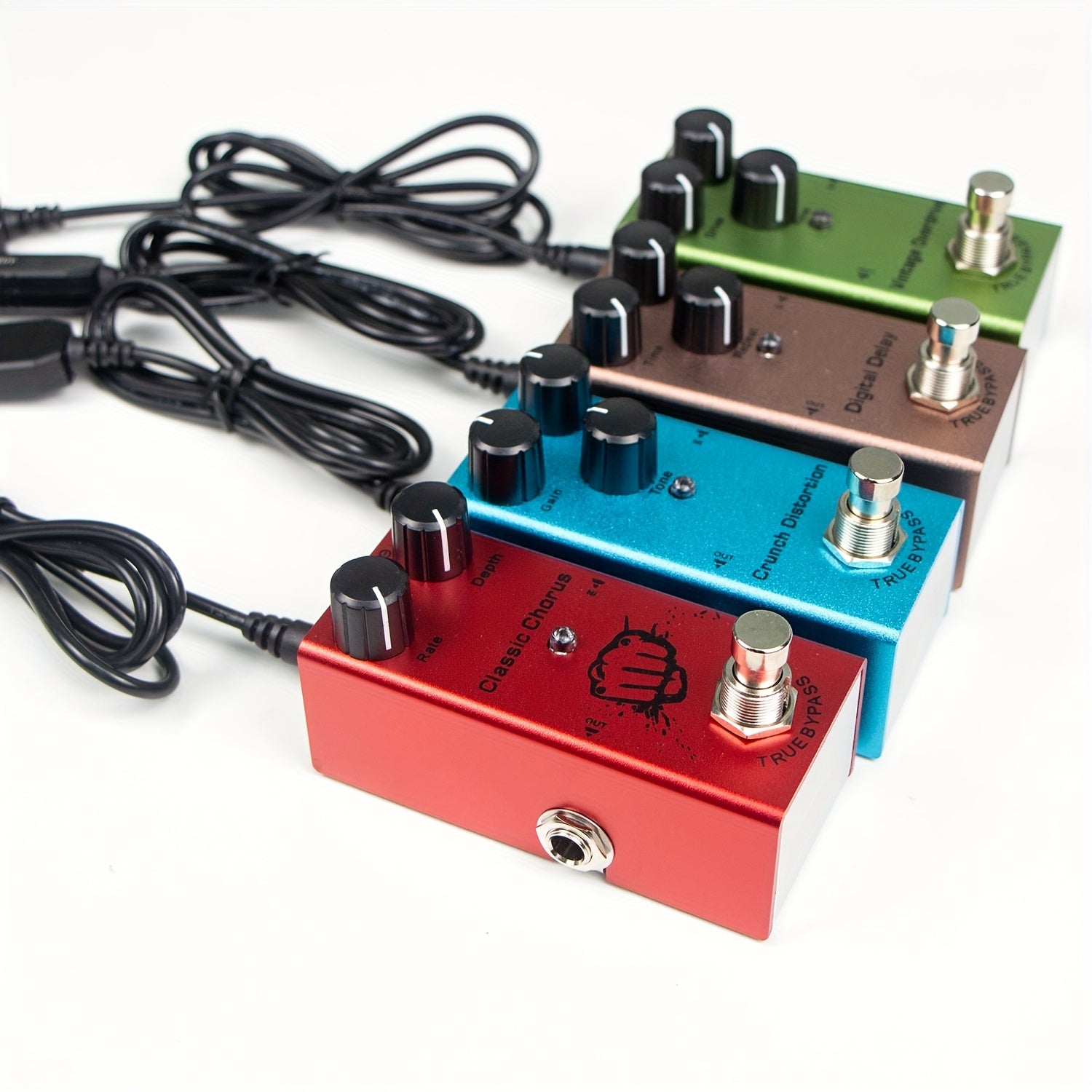 Mini Electric Guitar Pedal Overload Metal Distortion Delay Effects 9V