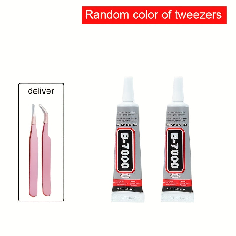 Multi-Purpose Transparent Adhesive Glue for Jewelry and Car Interior