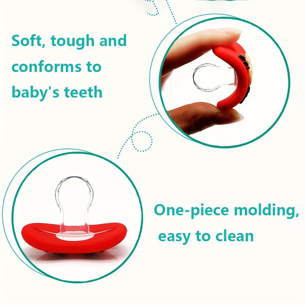 Baby Silicone Pacifier Christmas Santa Elk Snowman for Newborn Toddler