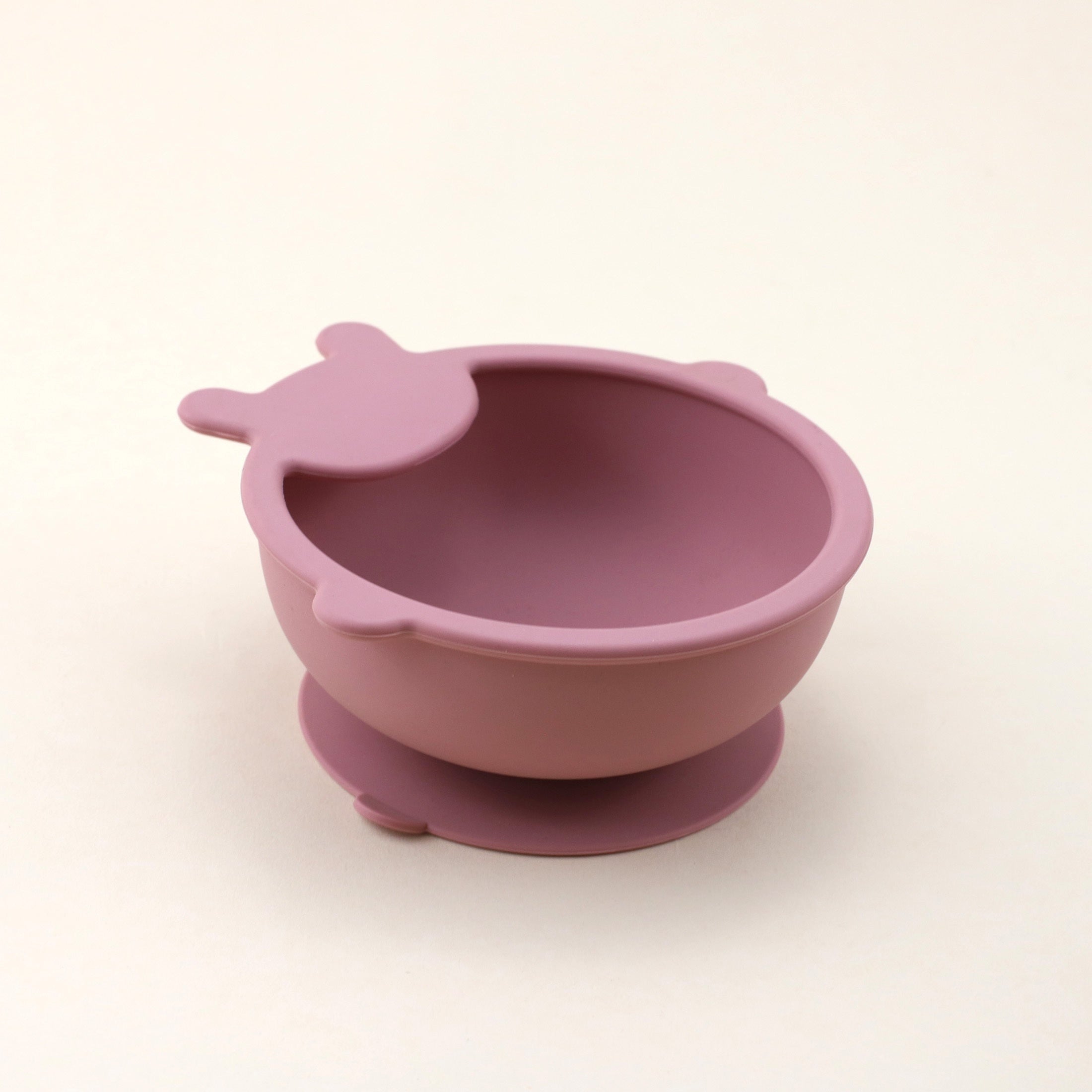 Kids Feeding Set 7 Pieces Silicone Bib Water Cup Teething Plate Suction Bowl Wooden Spoon Fork Red