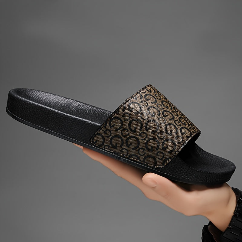 Erkaklar uchun zamonaviy ochiq barmoqli uy poyabzallari, nafas oladigan dizayn, sirpanmaydigan kauchuk taglik, yozgi ichki kiyim uchun mukammal.