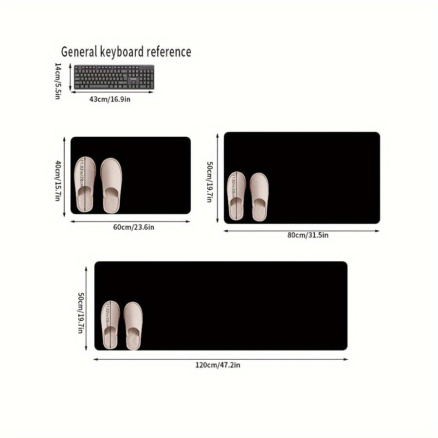 Soft Polyester Bathroom Mat Non-Slip Absorbent Geometric Design for Shower and Bedroom