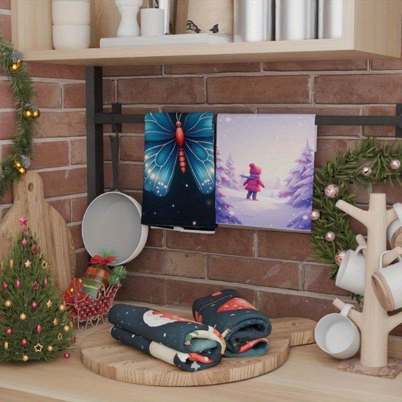 Snowman Farmhouse Decoration Set of 4, 45.72 x 66.04cm, Winter Holiday Decor