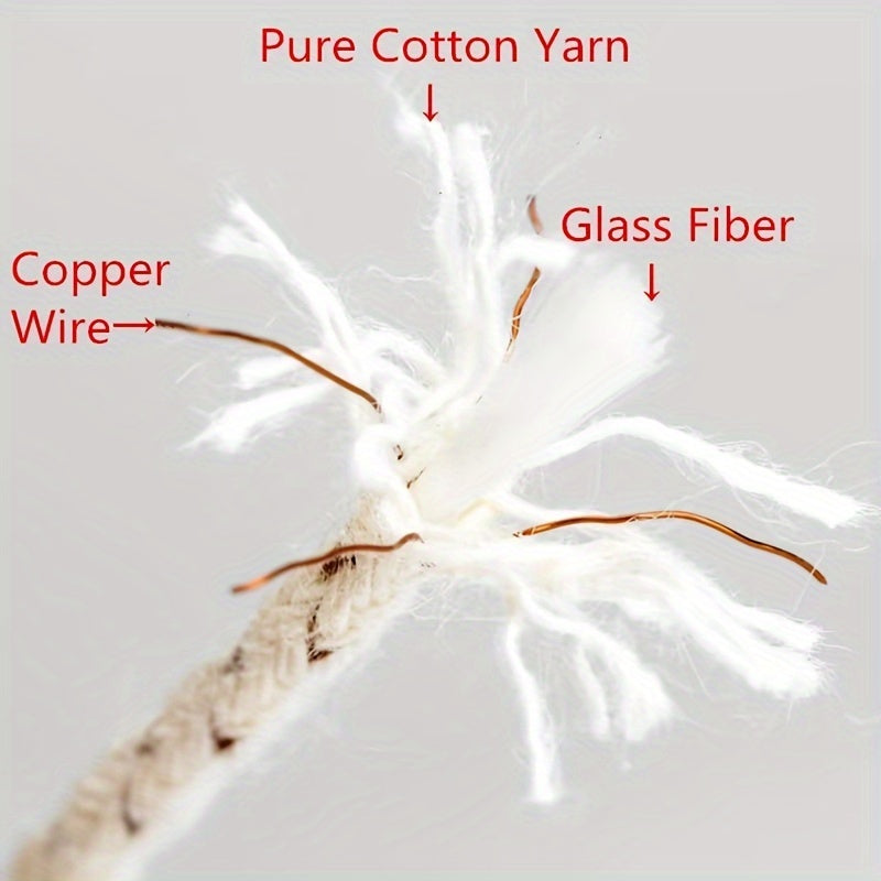 10/30/50pcs Copper Wire Core Wicks for Kerosene Oil Petrol Lighter Replacement