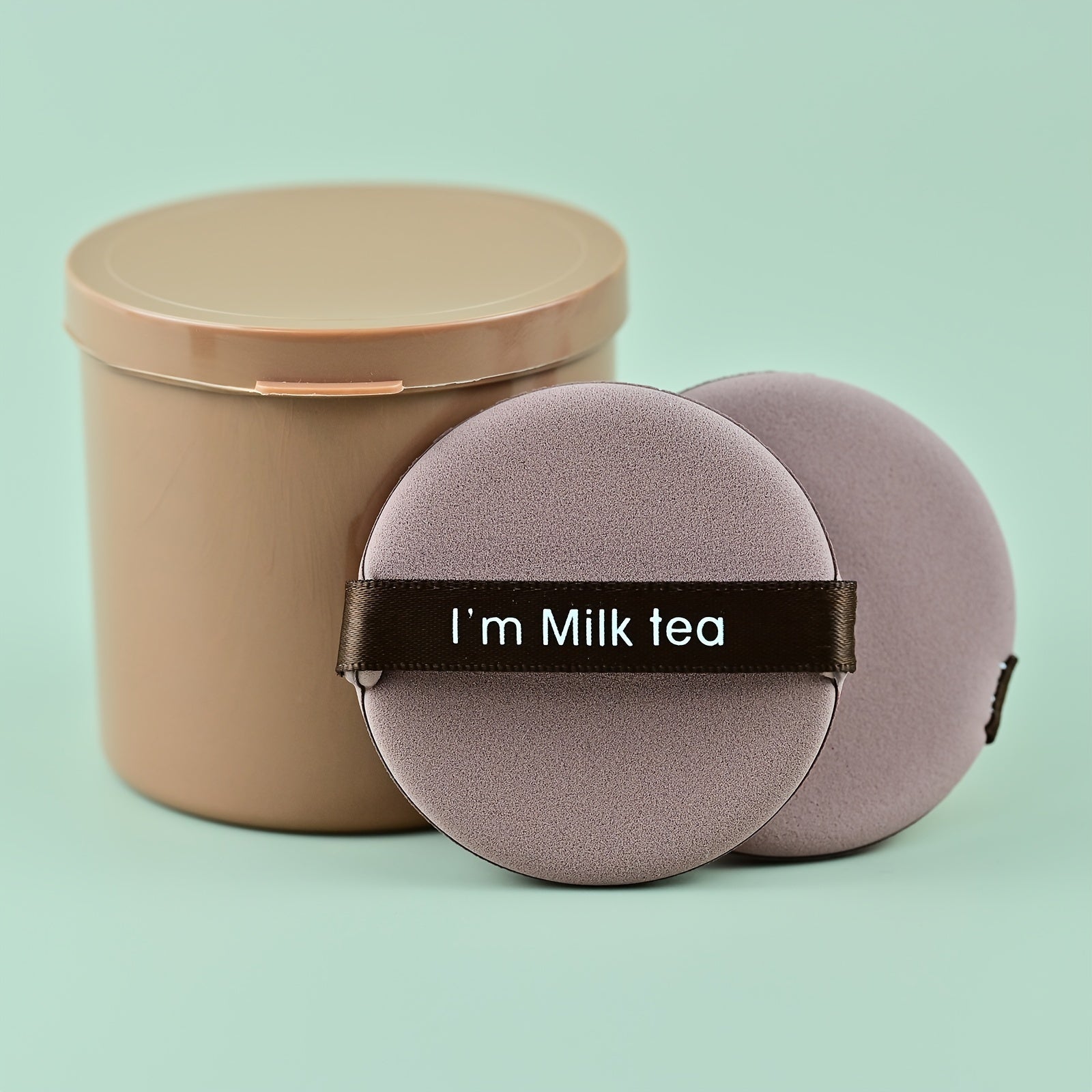 Set de 7 esponjas de maquillaje con estuche de almacenamiento, poliuretano hidrofílico, formas redondas y en forma de lágrima para base en polvo y BB Cream