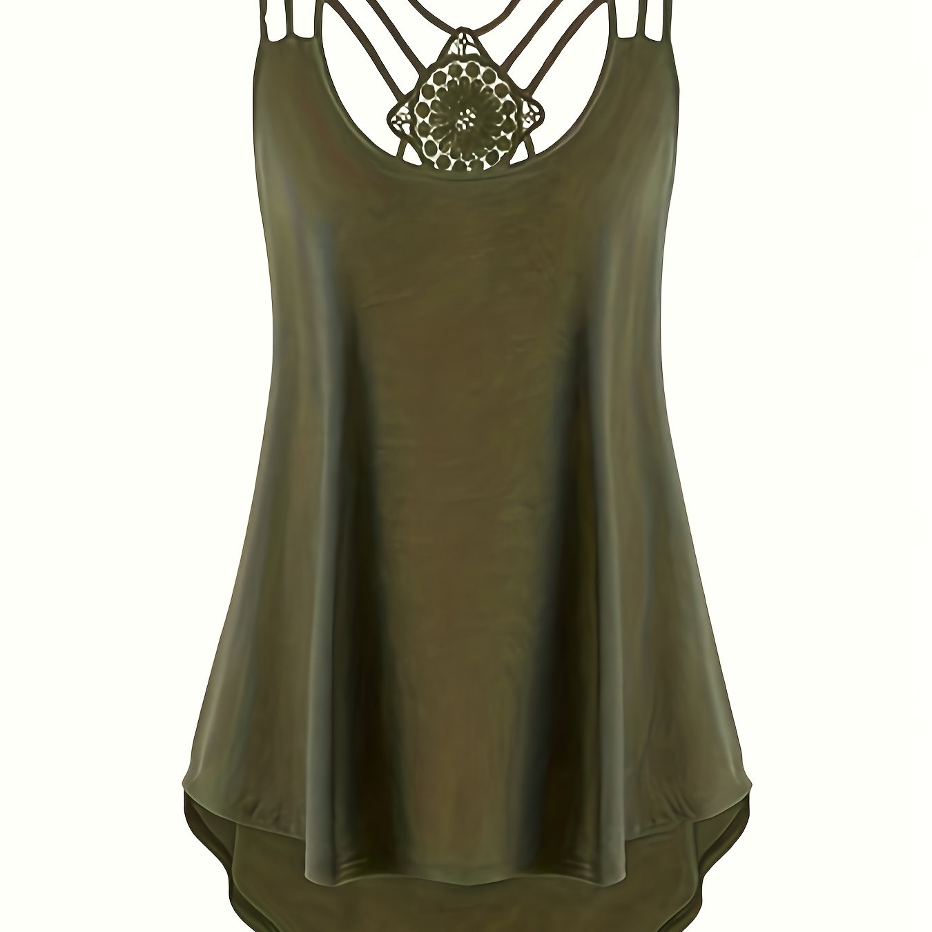 Women's Large Size Lace Suspender Waistcoat Backless Adjustable Straps Casual Chic