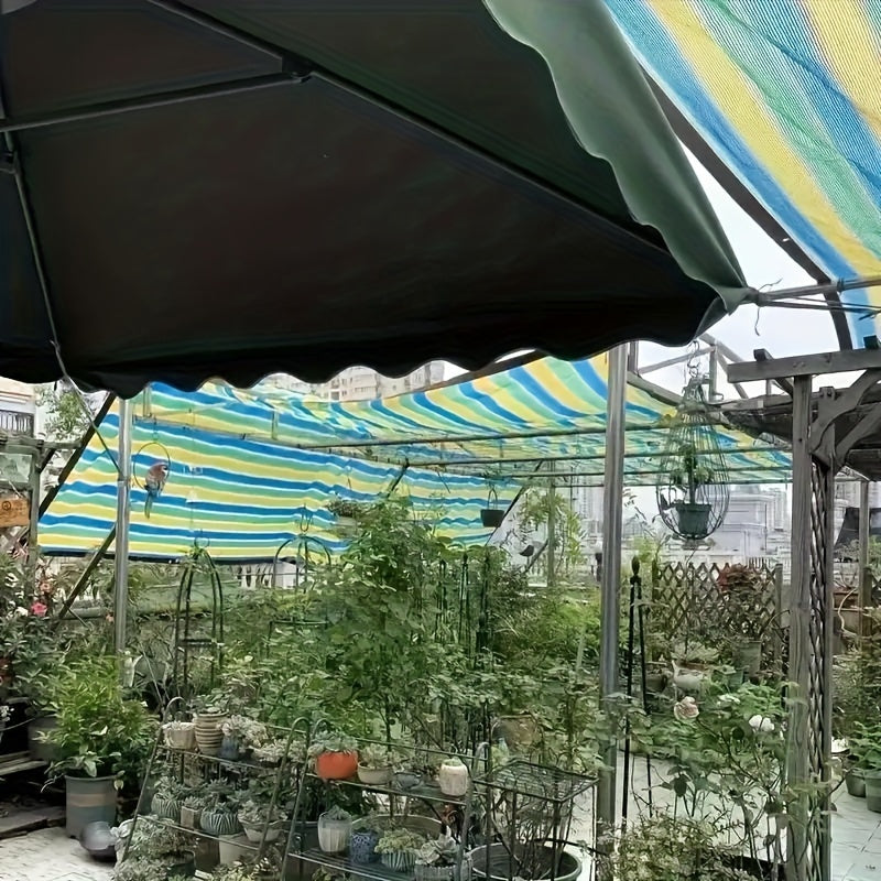 Outdoor UV Protected Sun Shade Mesh with Reinforced Edges and Grommets