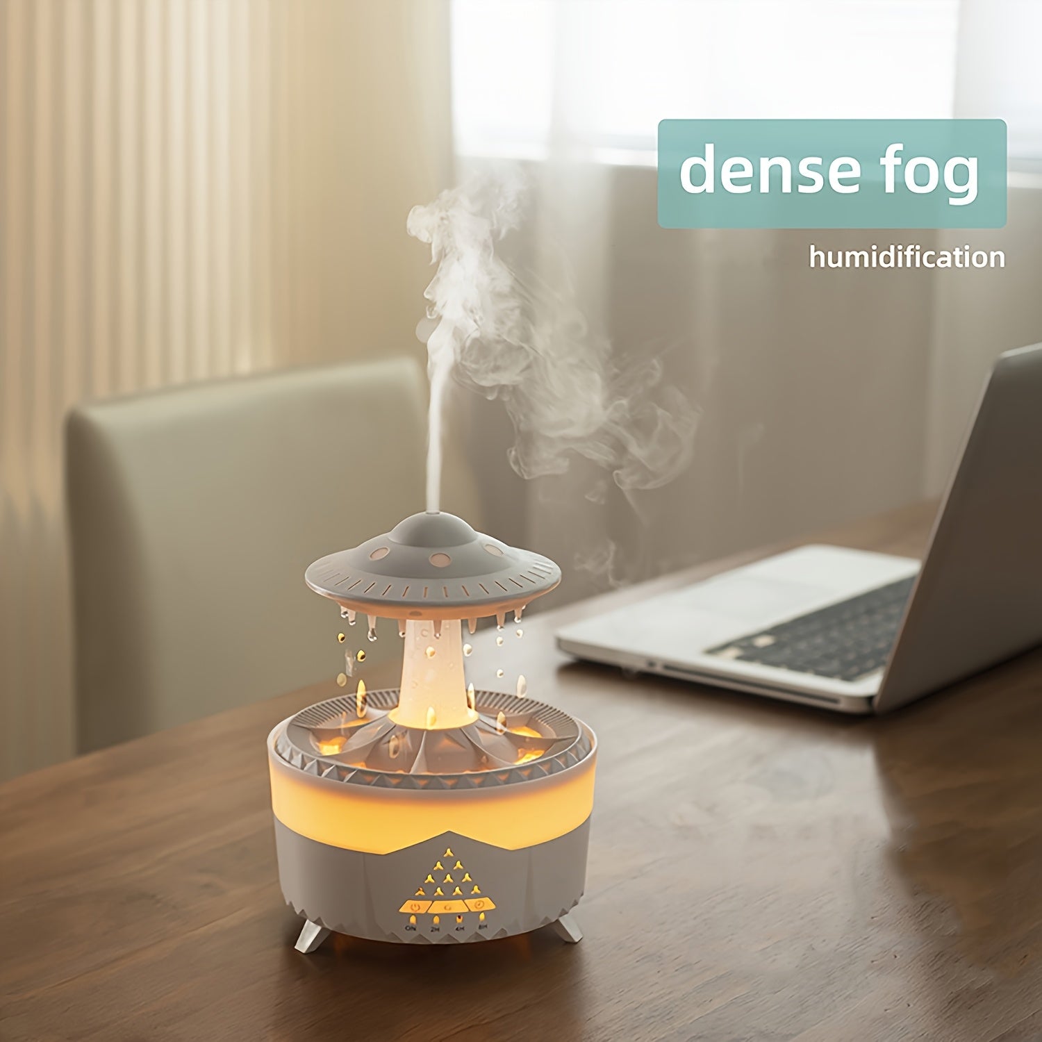 Aromatherapy Diffuser with Remote Control Essential Oil Compatibility Night Light Water-Resistant Large Capacity