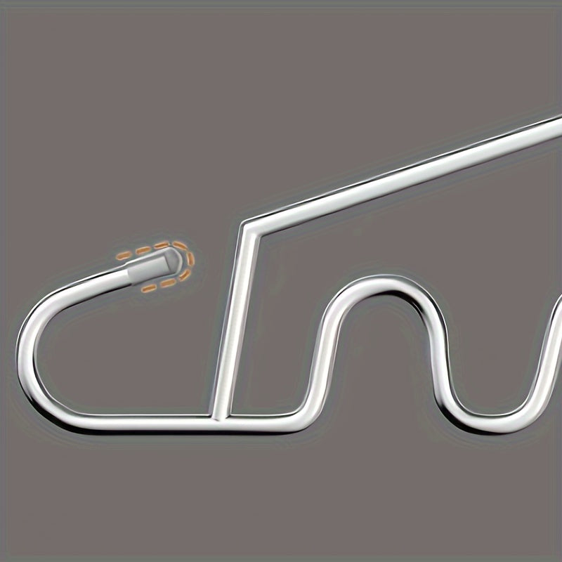 Zanglamaydigan po'latdan tayyorlangan ko'p maqsadli qoqishlar, joyni tejovchi kiyim quritish racklari, sirpanmaydigan