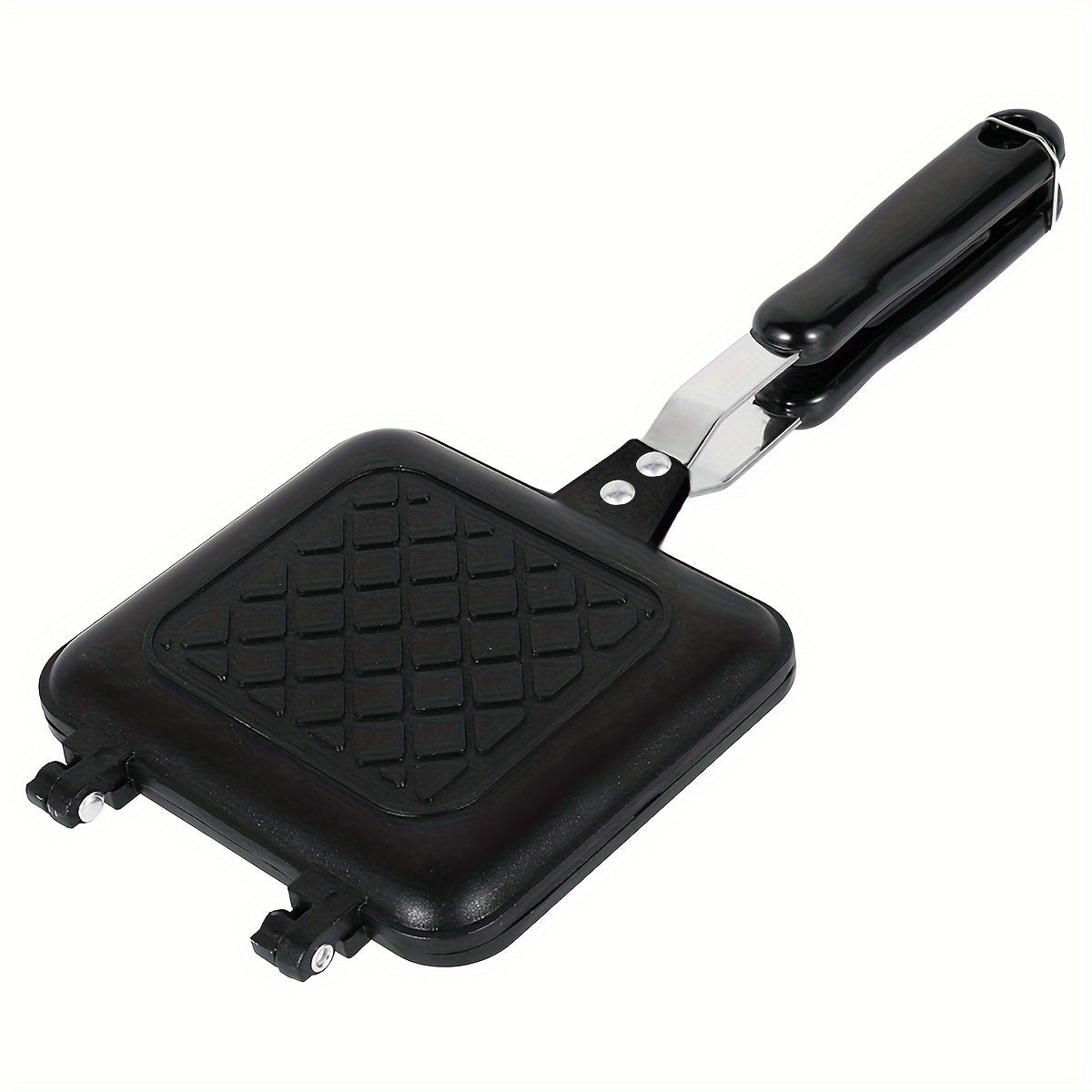 Double Sided Non-Stick Sandwich Maker with Barbecue Plate Waffle Toastie Maker