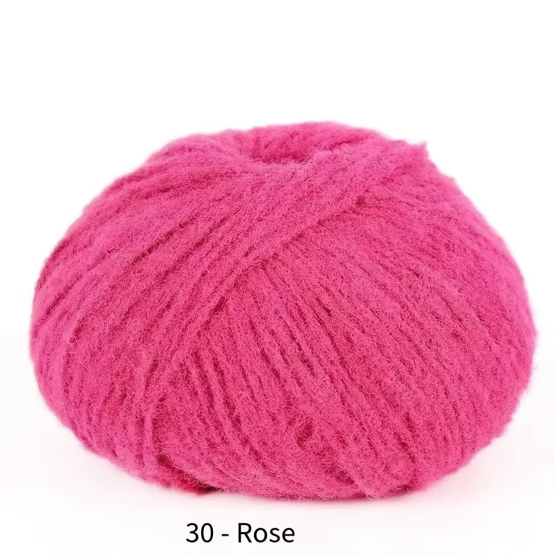 Soft Velvet Yarn Roll 40g Mixed Color Nylon for Knitting Dolls Scarves Blankets