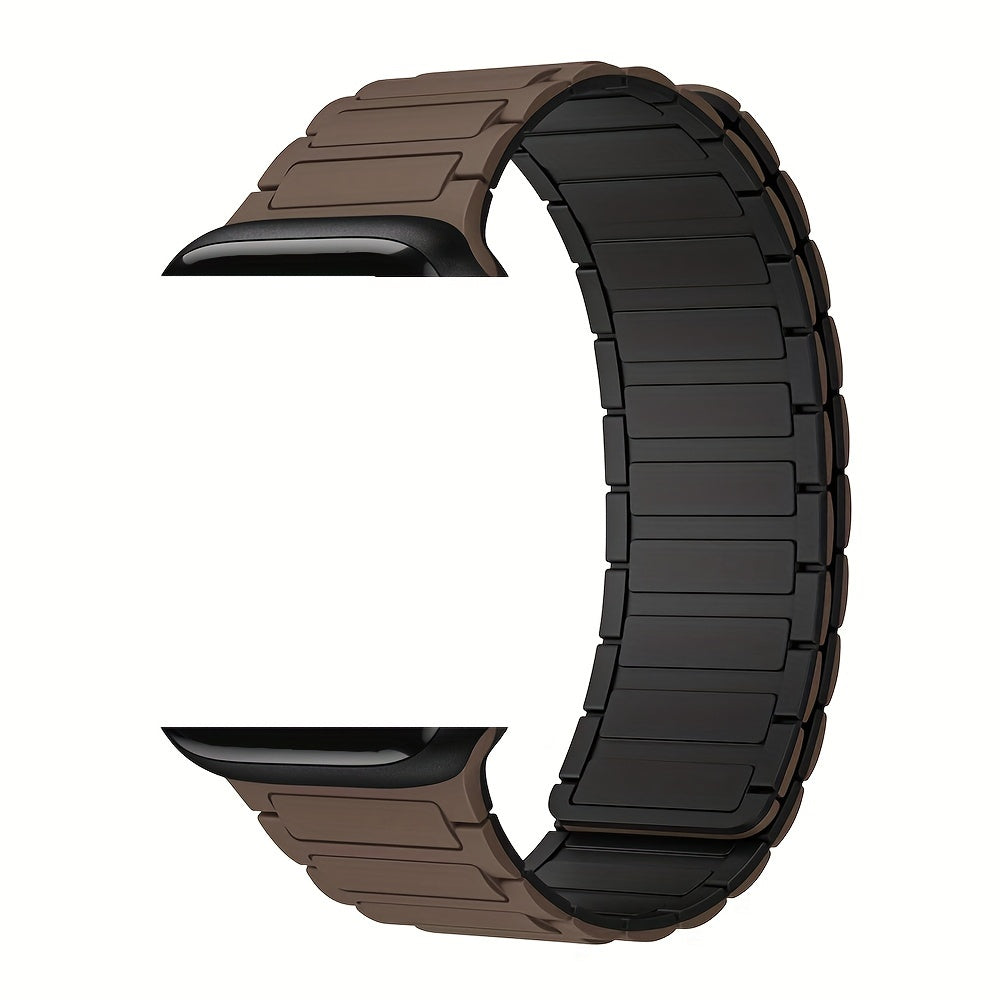 Магнитный силиконовый браслет для IWatch Series 9-3, 44мм-38мм