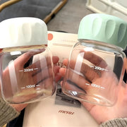 Botella de agua de vidrio de 300ml a prueba de fugas, portátil, libre de BPA para cocina y comedor