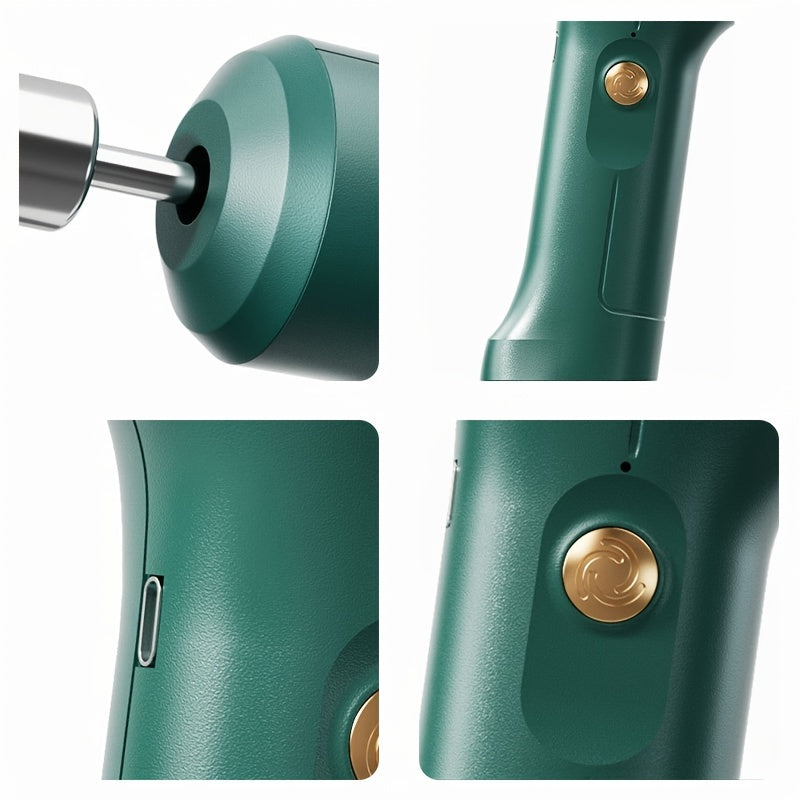 Stainless Steel Rechargeable Electric Whisk for Eggs and Milk Kitchen Tool