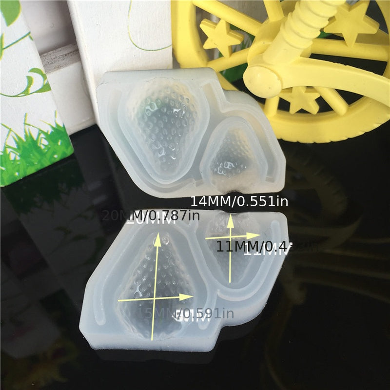Silicone Mold for Cake Decorating and Crafting Strawberry Shape Food Grade Non-Stick