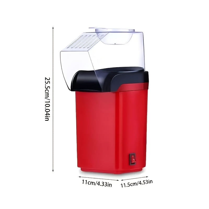 EU plaginli Mini Home Electric Popcorn Machine, To'liq Avtomatik