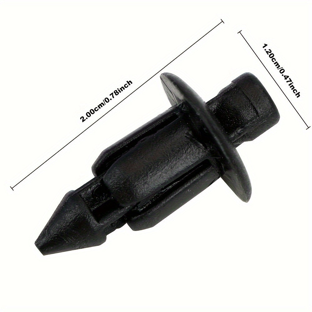 50Pcs Plastic Car Fasteners Door Trim Panel Clips 7mm Rivets