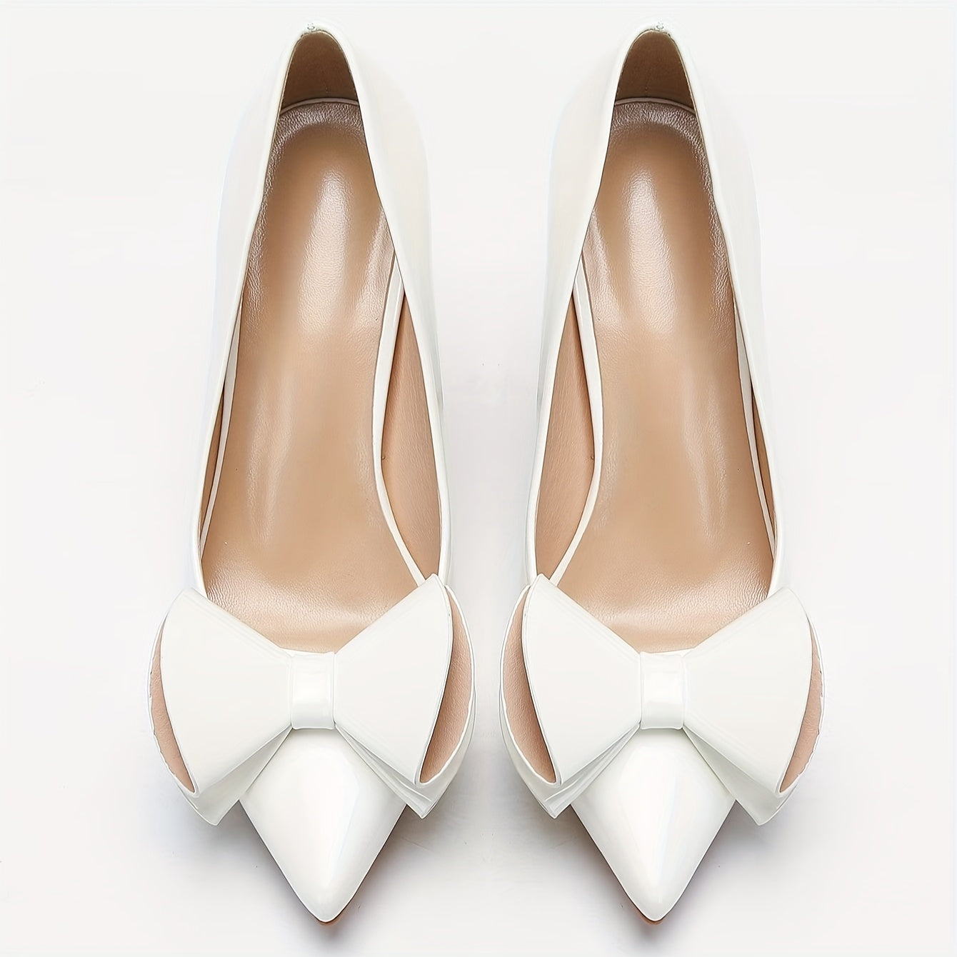 Ayollar uchun nuqta barmoqli yuqori poshnali kiyinadigan poyabzal, bayramlar va ofis uchun bog'ichli stilettolar