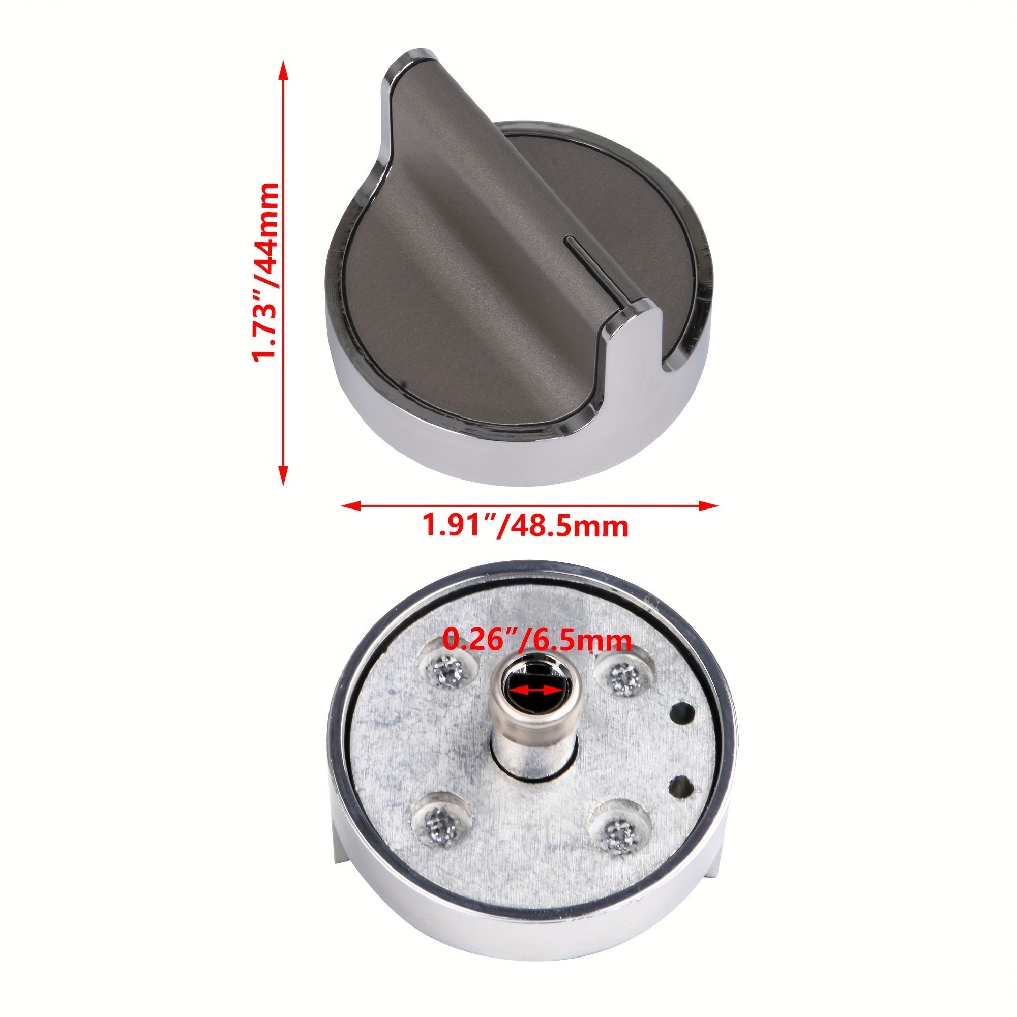 Set of 4 Stove Control Knobs for Gas Range Oven Replacement