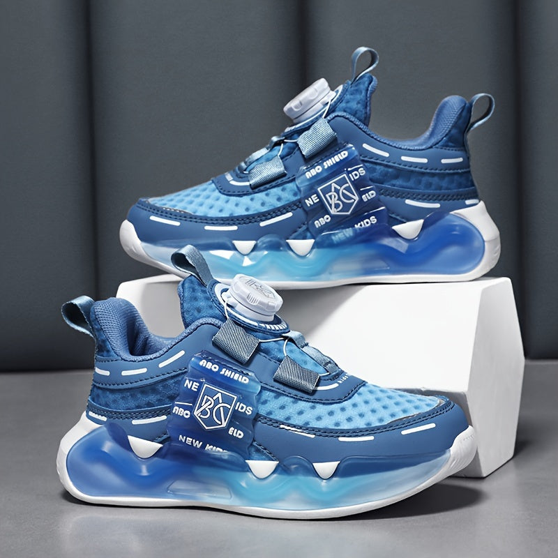 Kids' Breathable Fabric Sports Sneakers for Boys and Girls Age 14 and Under Lightweight All-Season Outdoor Shoes