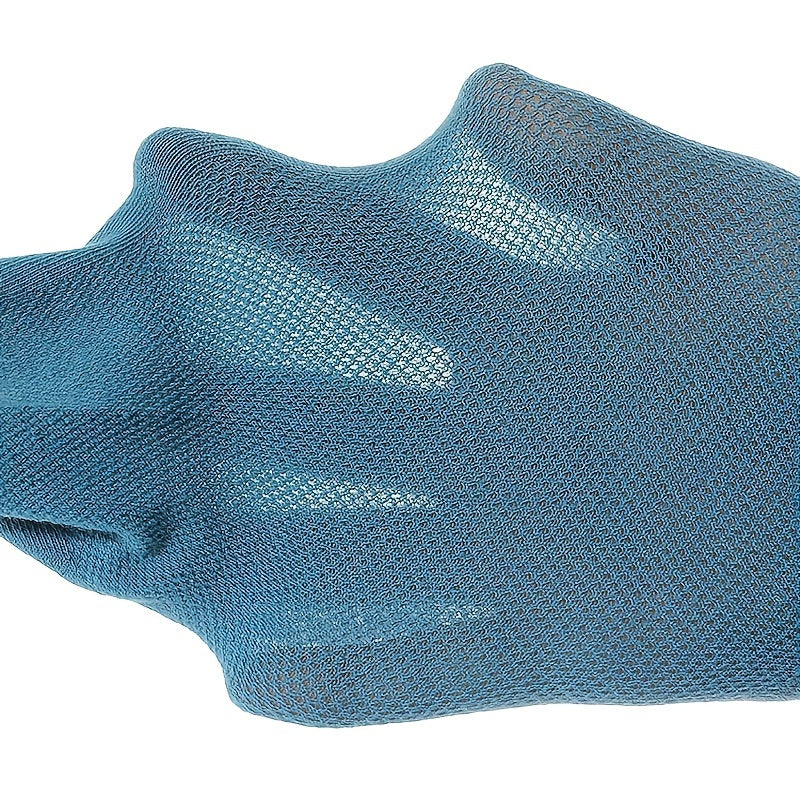 Unisex Cotton Blend Crew Socks 5 Pairs Sweat Absorption Anti-Odor Breathable