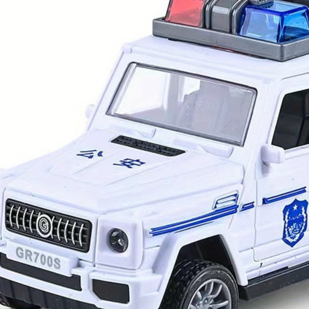 Durable Openable Door Toy Cars for Kids Age 3 Plus Police Fire Off-Road Vehicles