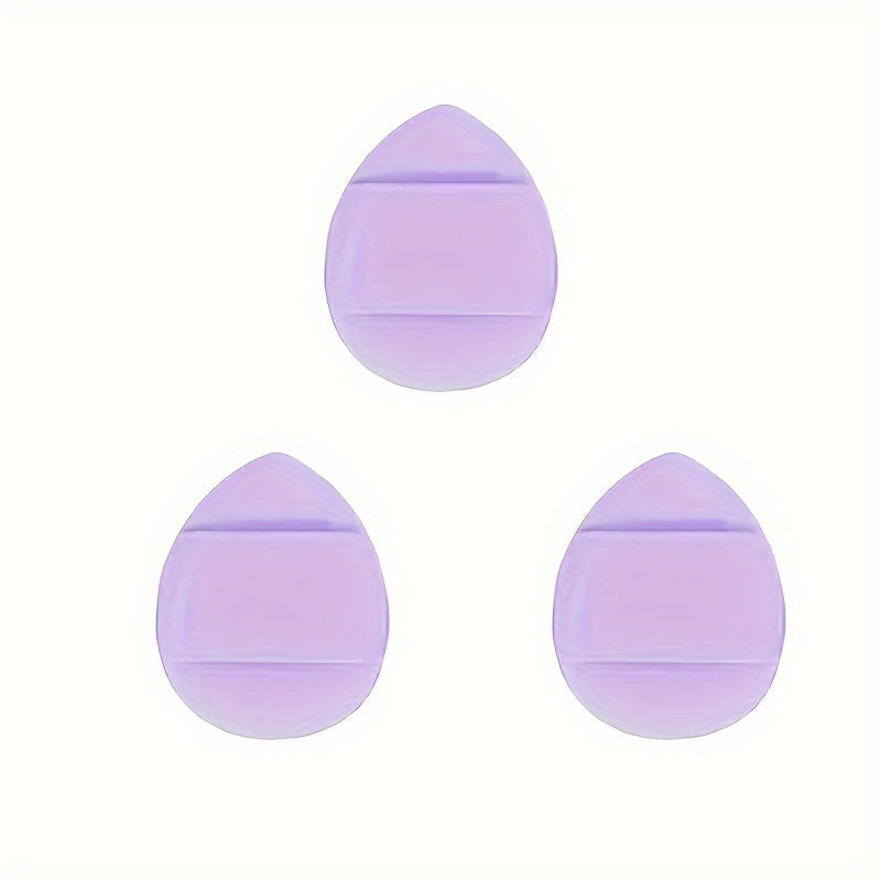Set de esponjas de maquillaje en forma de pera mini para base, corrector y polvo