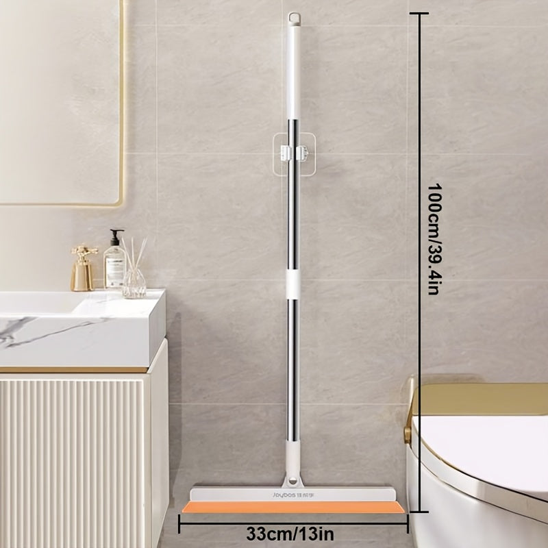 Stainless Steel va Plastmassa bilan ko'p funksiyali squeegee, derazalar va shisha uchun scraper bilan