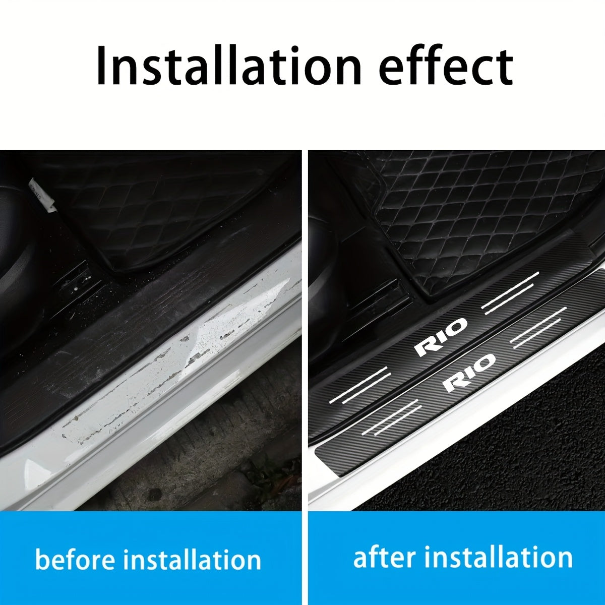 Автоматическая дверь входная педаль защитная наклейка для защиты багажника автомобиля