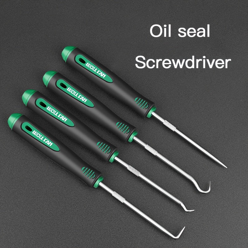 Kit de 4 piezas de extractores de anillos de aceite para cambio de aceite, eliminación de sellos, alta dureza