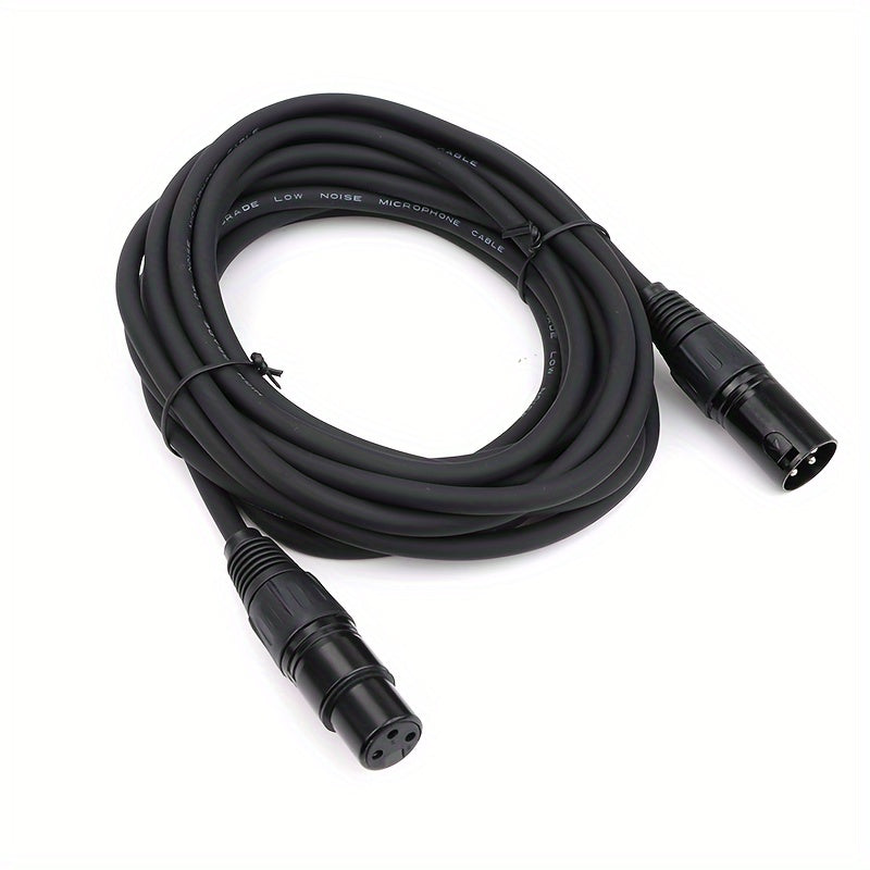 XLR Microphone Cable Male to Female 3-Pin Balanced Audio for KTV Radio Station