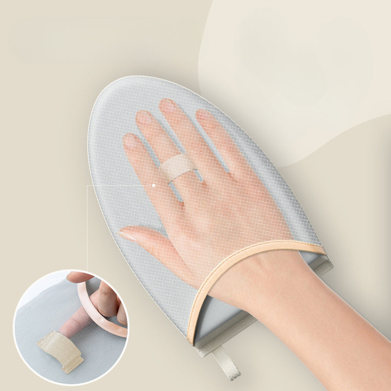 Ironing Set with Compact Pad Small Board Heat-Resistant Mat with Finger Grips