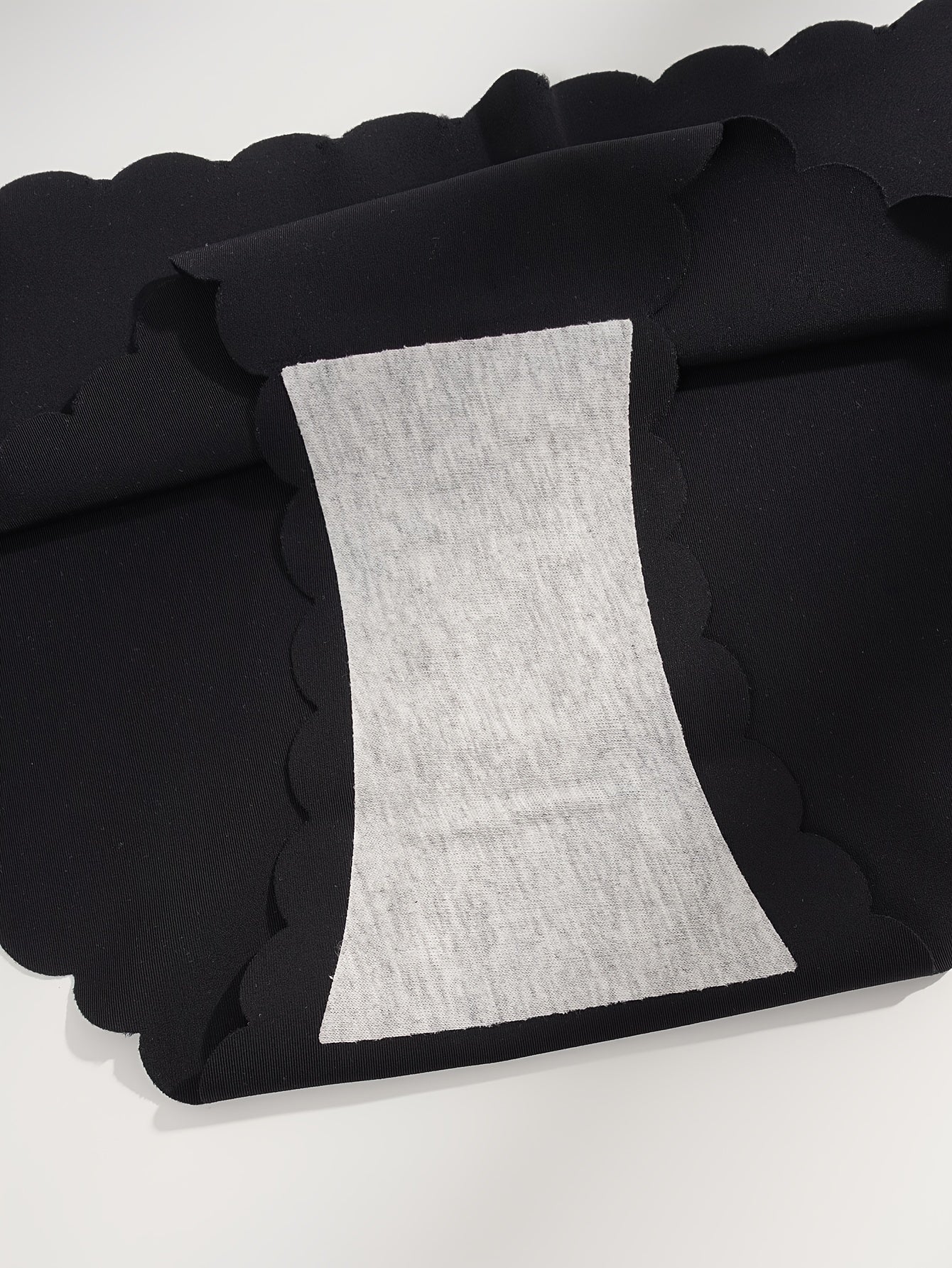 6 Pack Seamless Solid Briefs with Scallop Trim Breathable Comfortable Panties