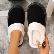 Unisex Cozy Fluffy Slippers for Home, Soft Plush Upper, Comfortable Warmth